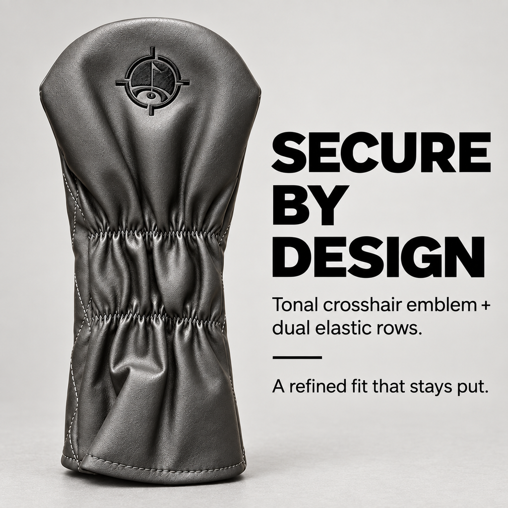 DON'T SUCK™ Reserve — Smoke Driver Headcover (Gunmetal, 460cc)