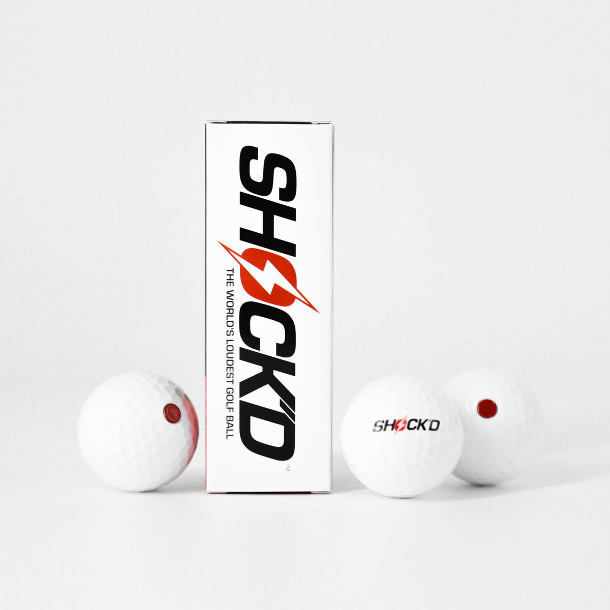 SHOCK'D Prank Golf Balls (3-Pack)