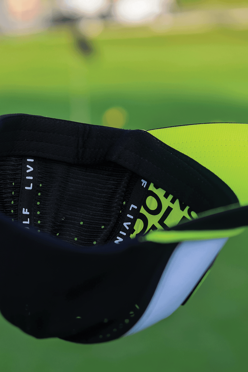 BooYaa Racer Rope Golf Hat – Black Two-Tone