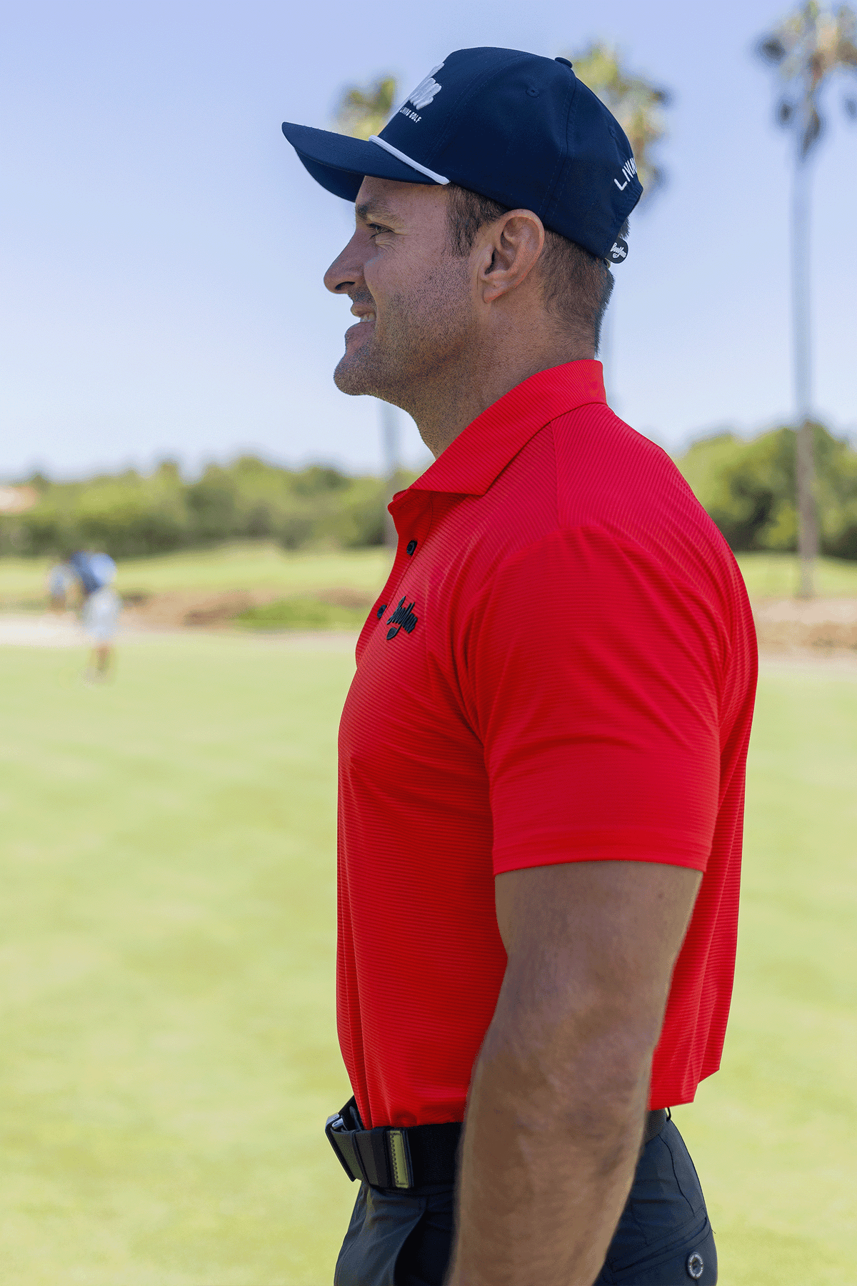 BooYaa Vintage Golf Polo – Tiger Red