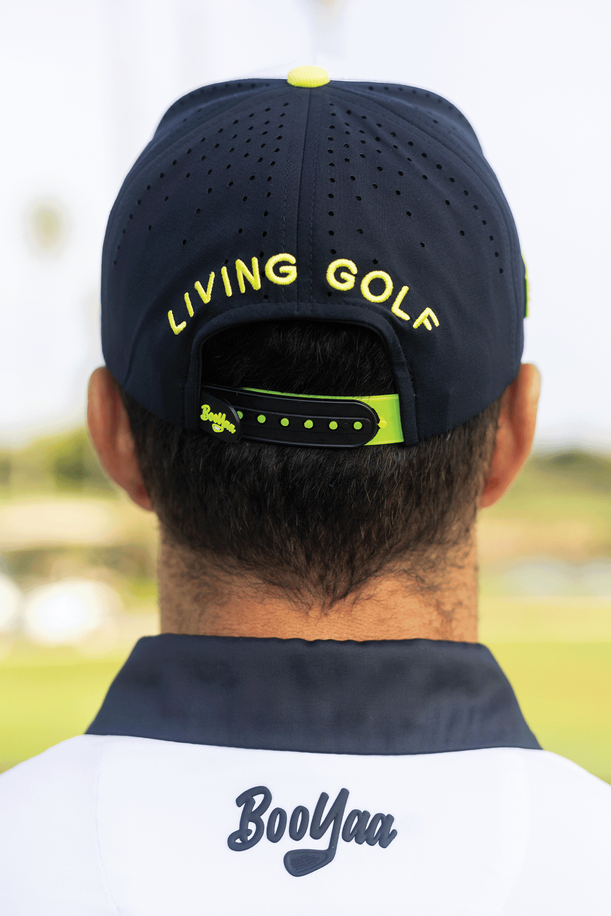 BooYaa Racer Rope Golf Hat – Black Two-Tone