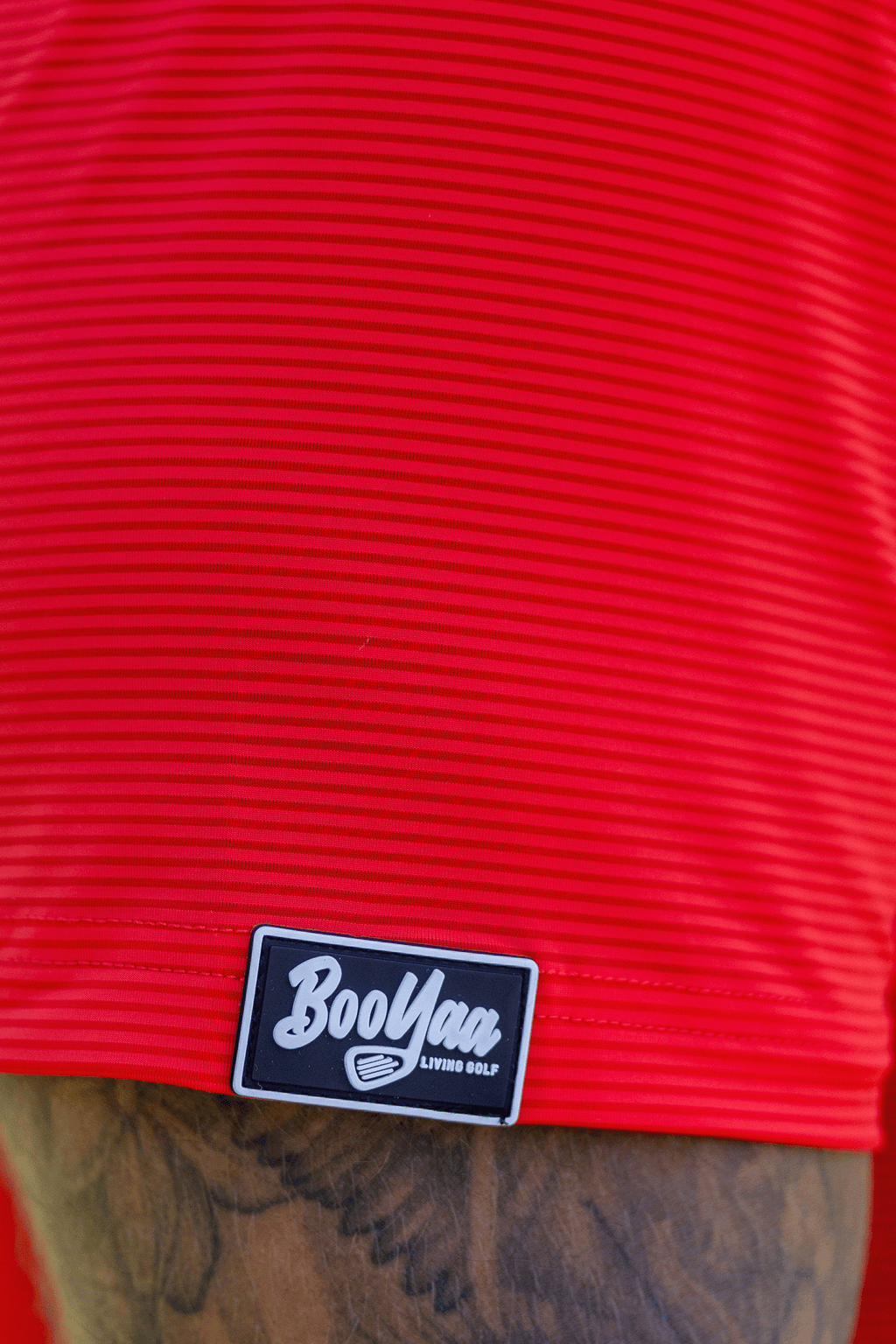 BooYaa Vintage Golf Polo – Tiger Red
