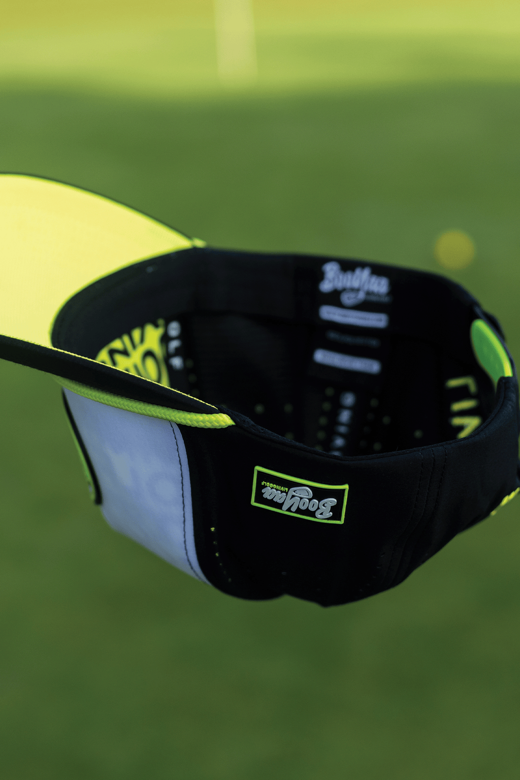 BooYaa Racer Rope Golf Hat – Black Two-Tone