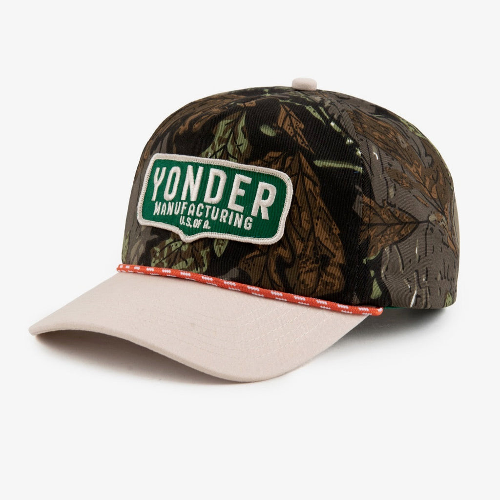 Out Yonder The Shop Hat - Camo Rope Snapback