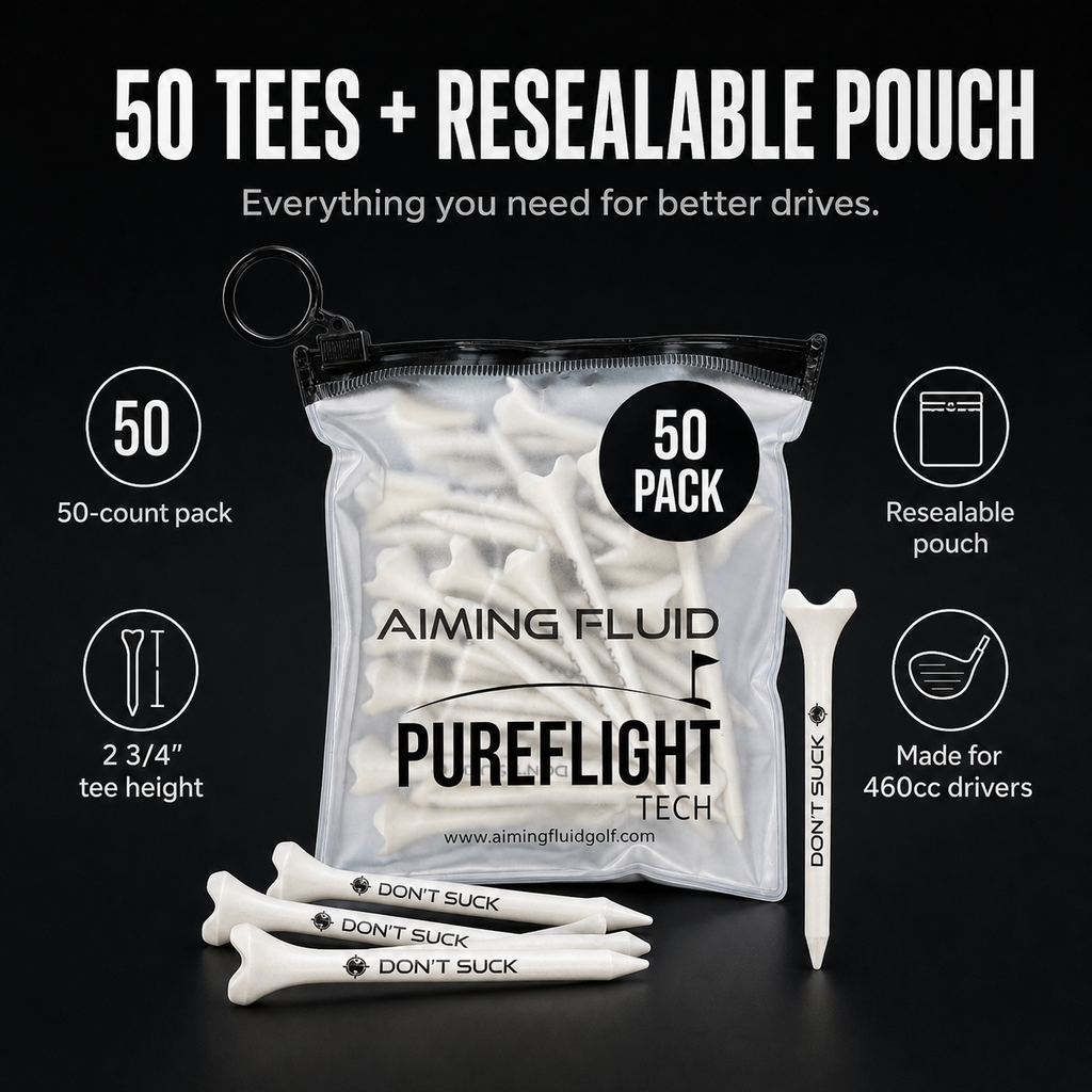 Don't Suck 4-Prong Golf Tees (50-Pack)