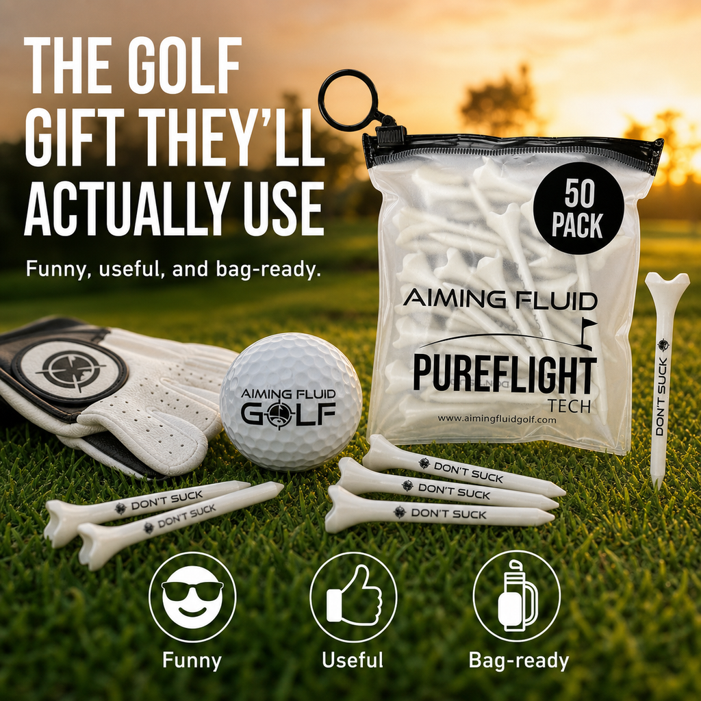 Don't Suck 4-Prong Golf Tees (50-Pack)