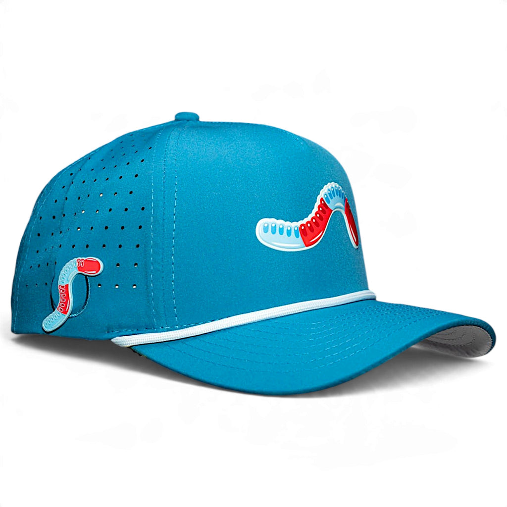 Gummy Worm Golf Hat with Magnetic Ball Marker