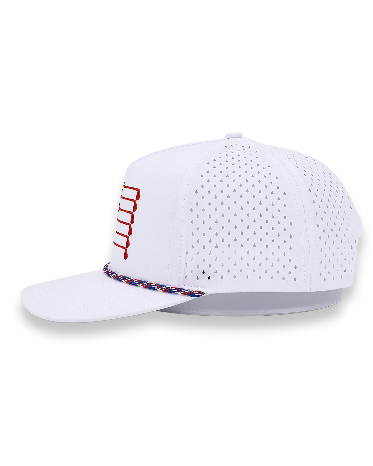 2putt American Flag Rope Golf Hat - White