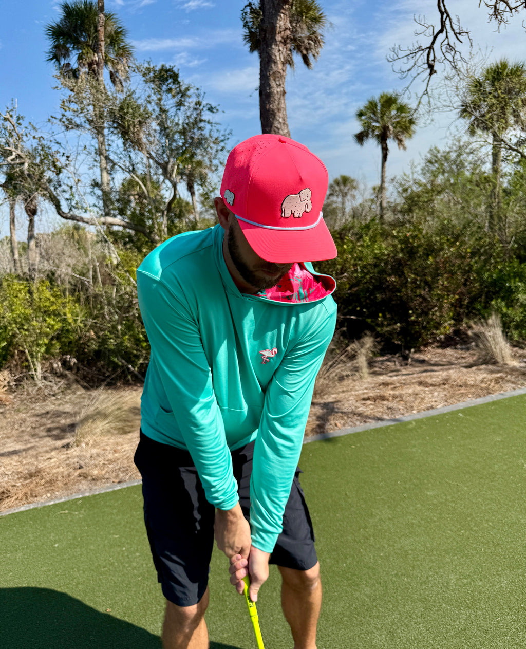 Frosted Elephant Golf Hat with Magnetic Ball Marker