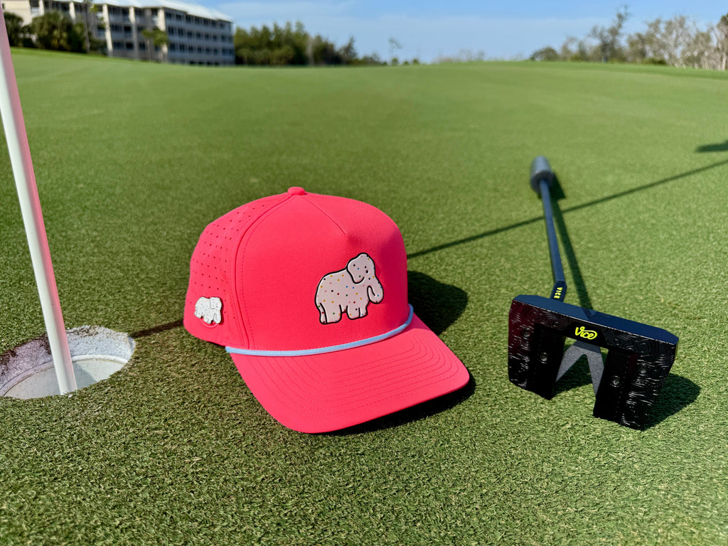 Frosted Elephant Golf Hat with Magnetic Ball Marker