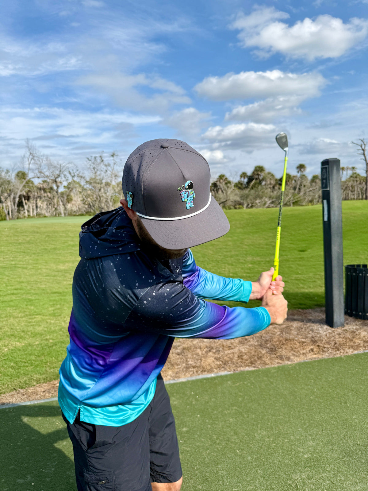 Astronaut Walker Golf Hat with Magnetic Ball Marker