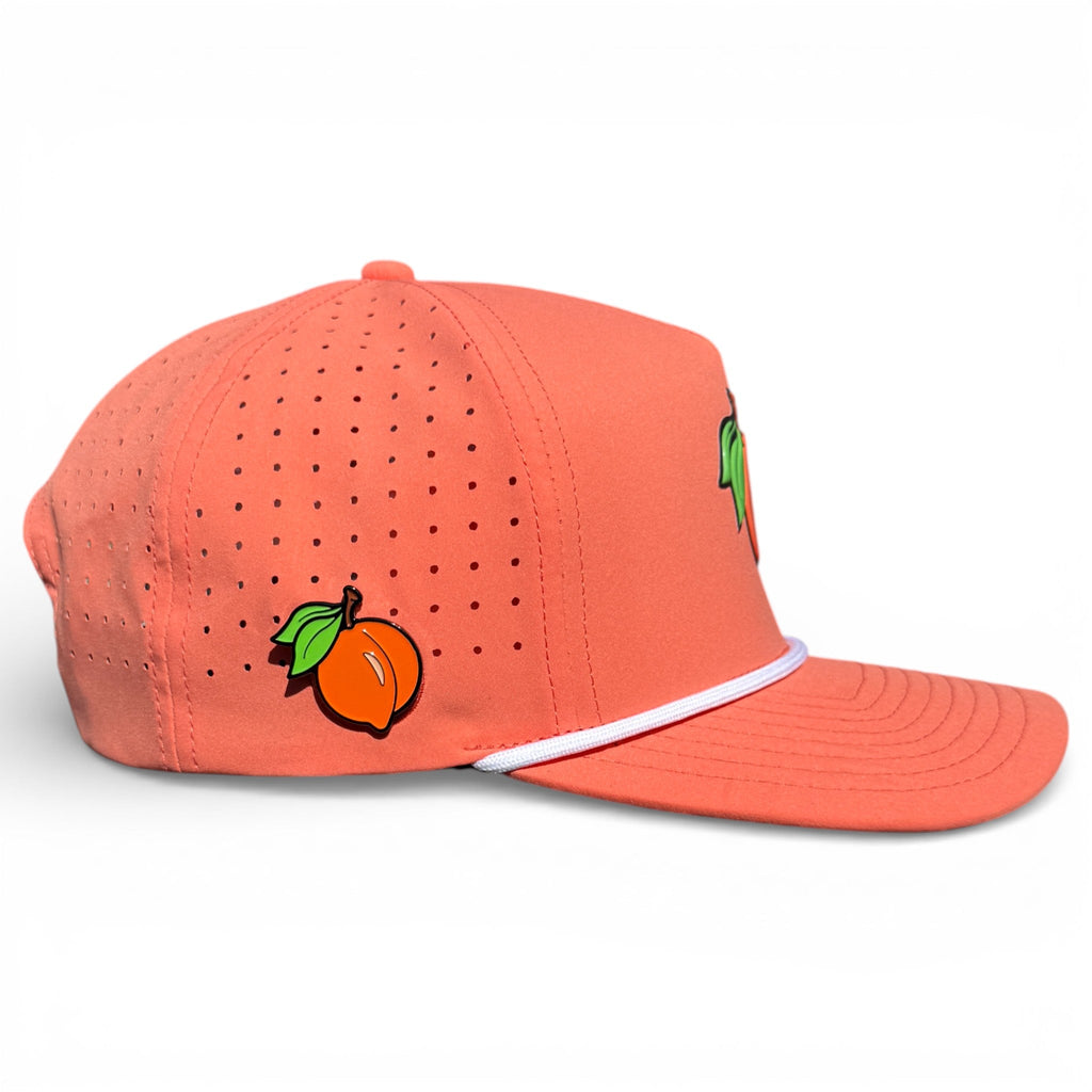 Just Peachy Golf Hat with Magnetic Ball Marker