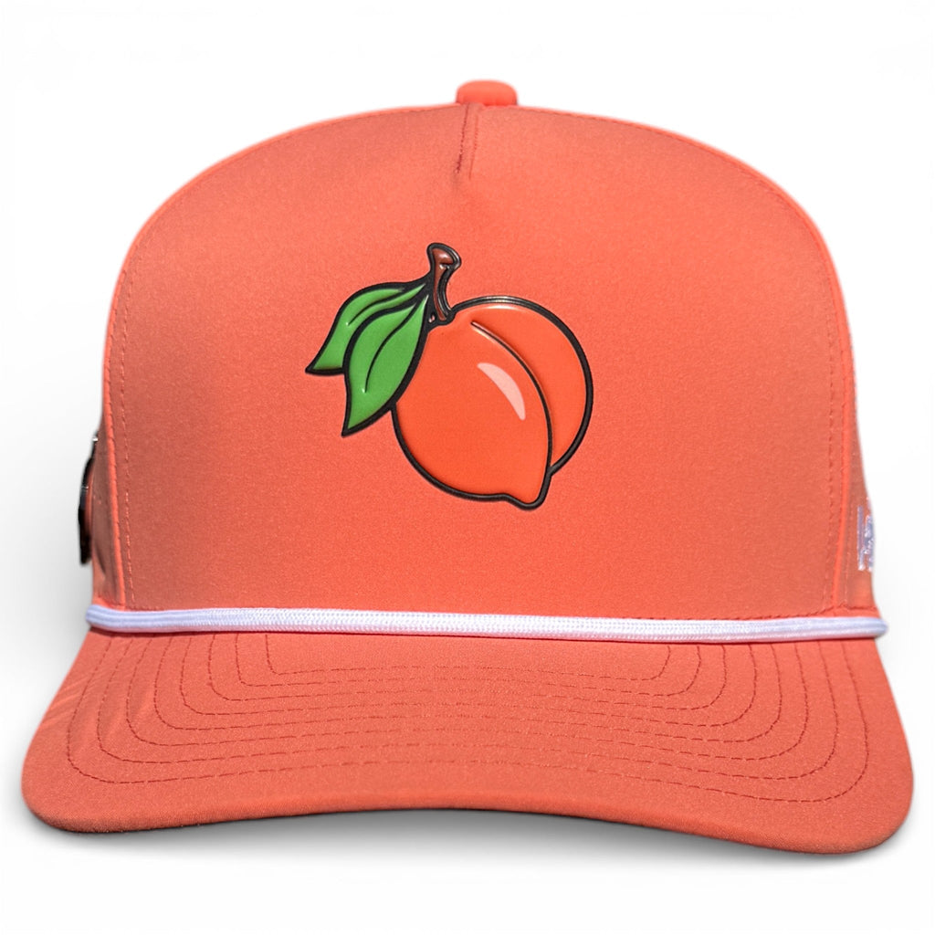 Just Peachy Golf Hat with Magnetic Ball Marker