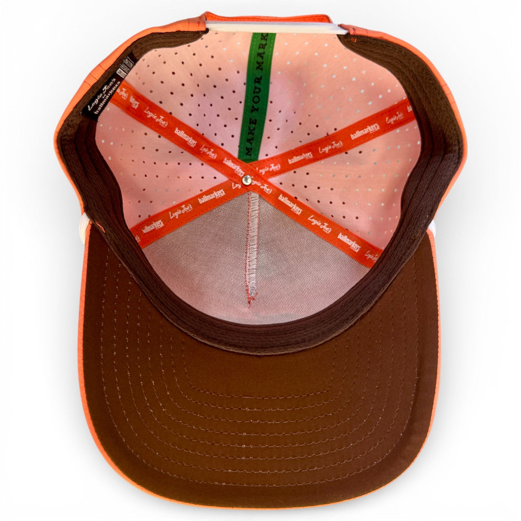 Just Peachy Golf Hat with Magnetic Ball Marker