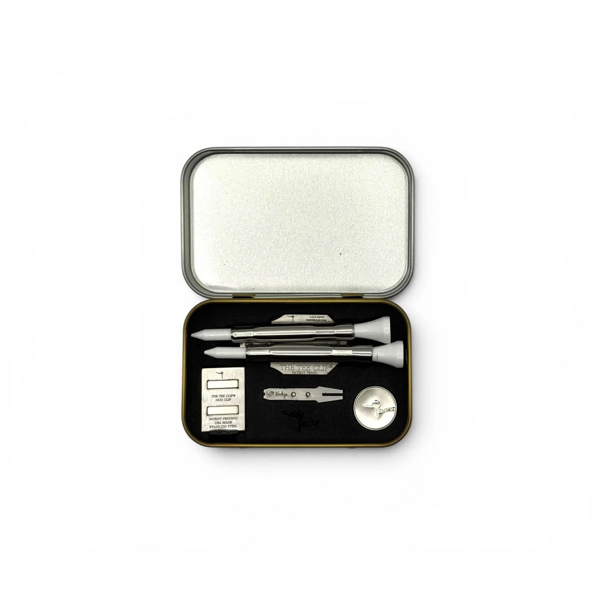 The Tee Clip V.5 Magnetic Golf Multi-Tool Kit