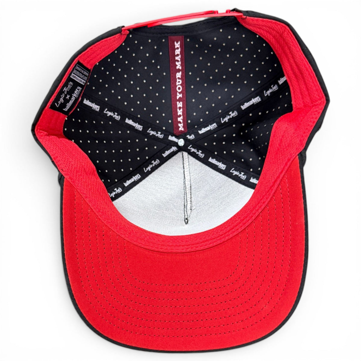 Evil Flamingo Golf Hat with Magnetic Ball Marker
