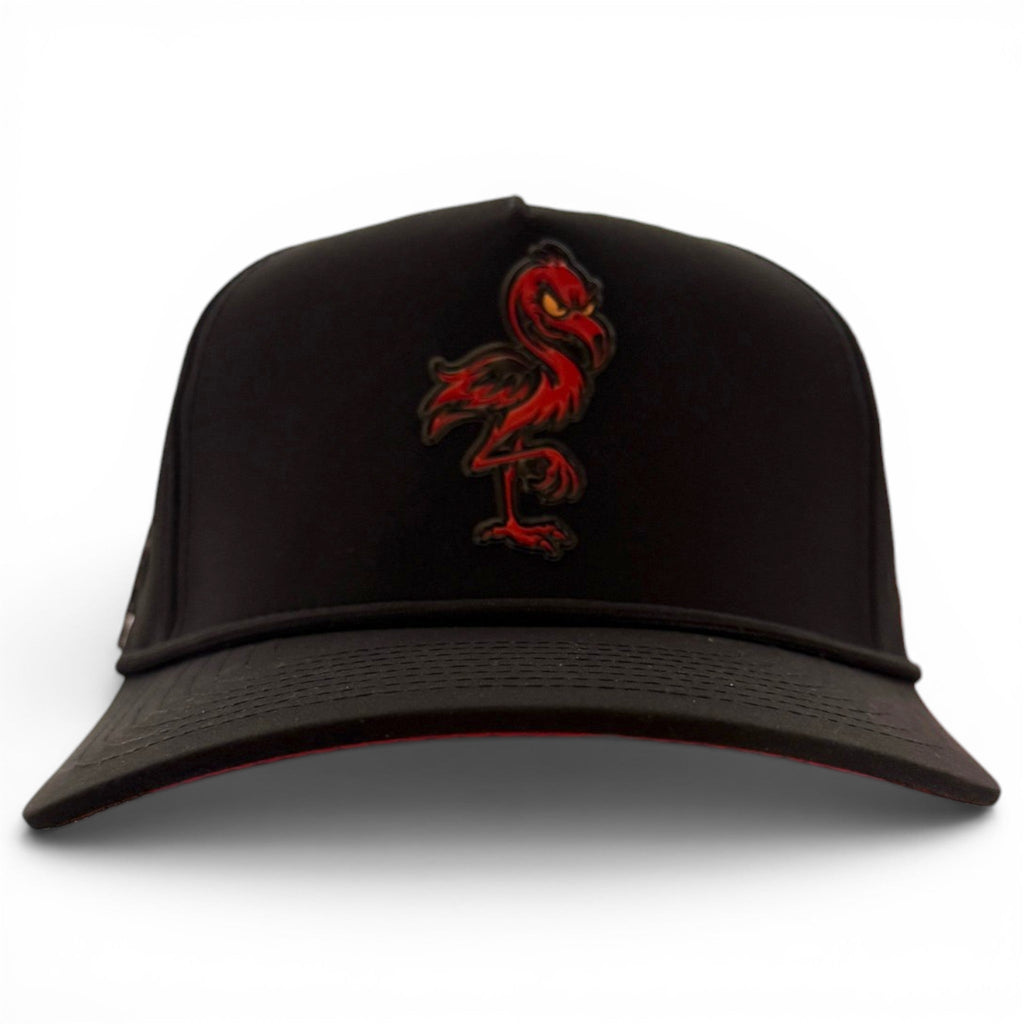 Evil Flamingo Golf Hat with Magnetic Ball Marker