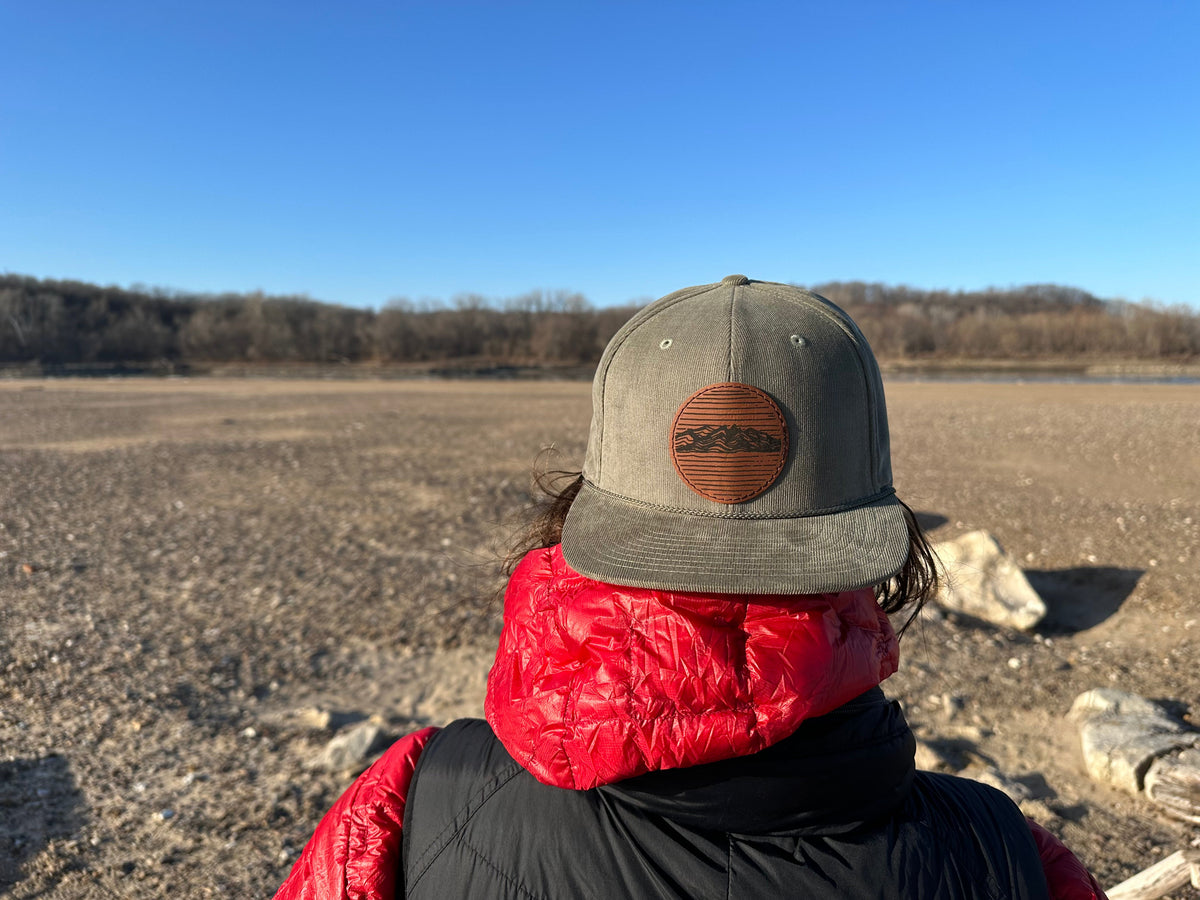 Pike Trail Rawhide Leather Patch Hats