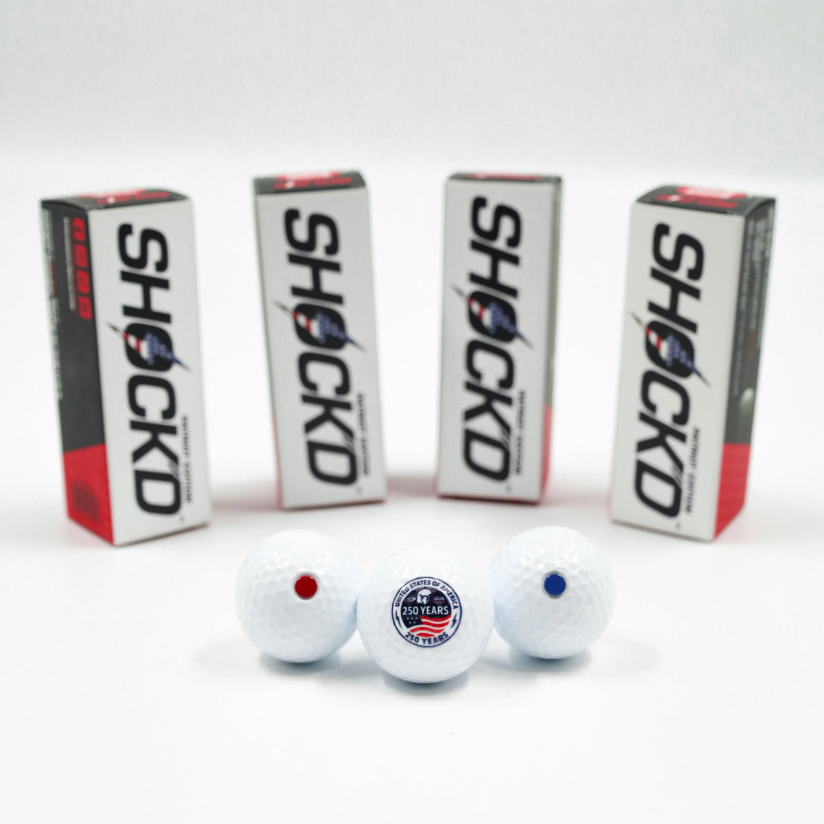 SHOCK'D Prank Golf Balls - 4-Sleeve Bundle (Buy 3, Get 1 Free)