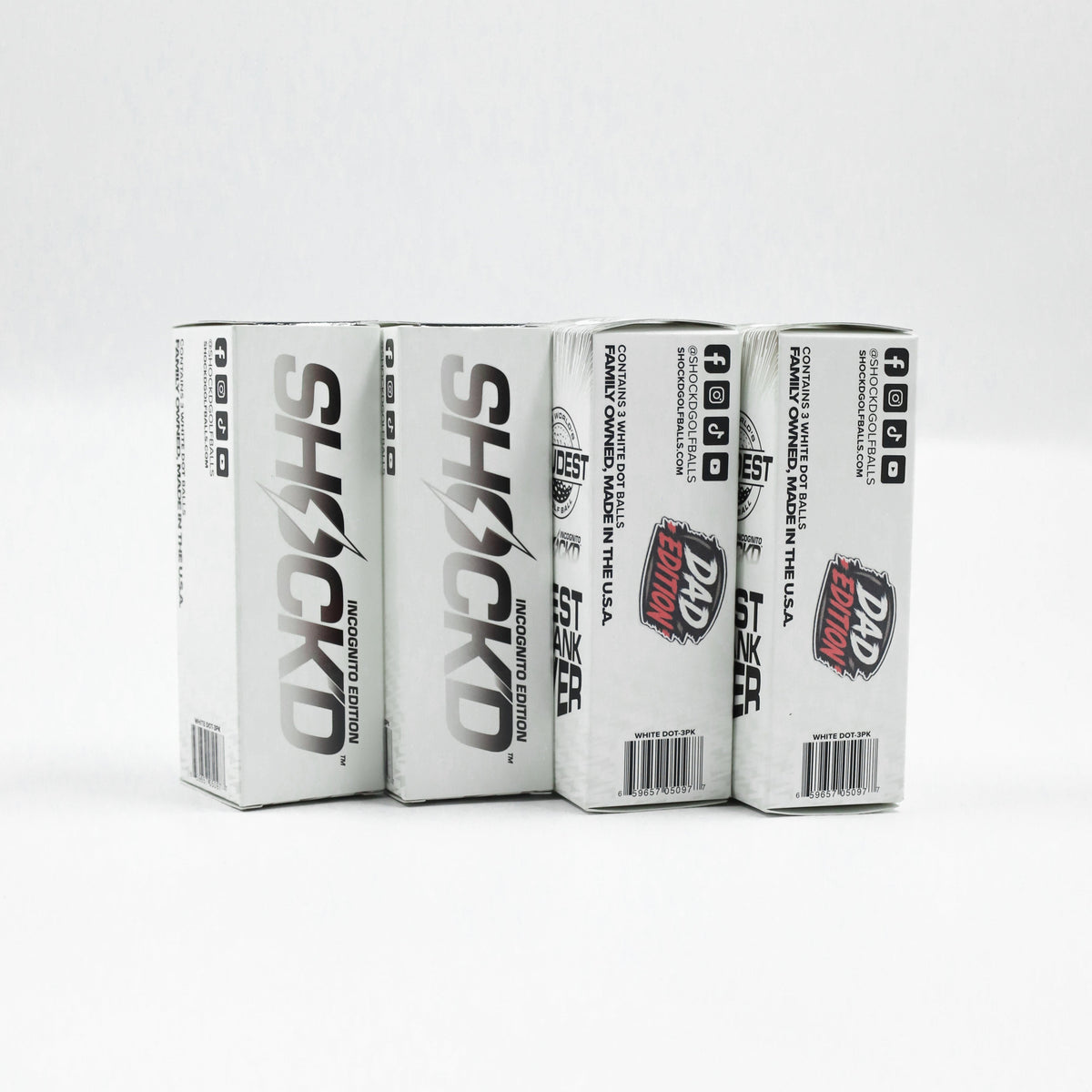 SHOCK'D Prank Golf Balls - 4-Sleeve Bundle (Buy 3, Get 1 Free)