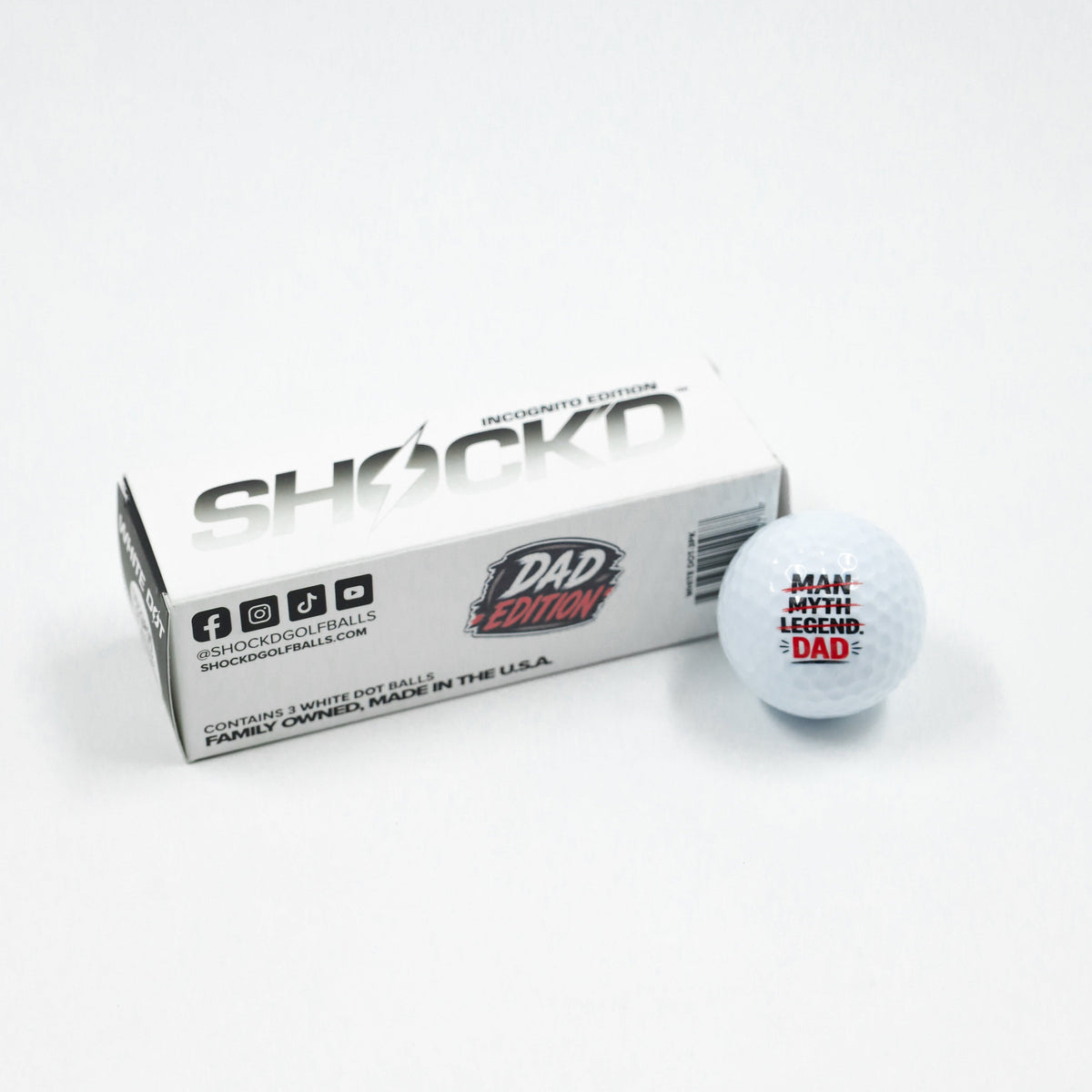 SHOCK'D Prank Golf Balls (3-Pack)