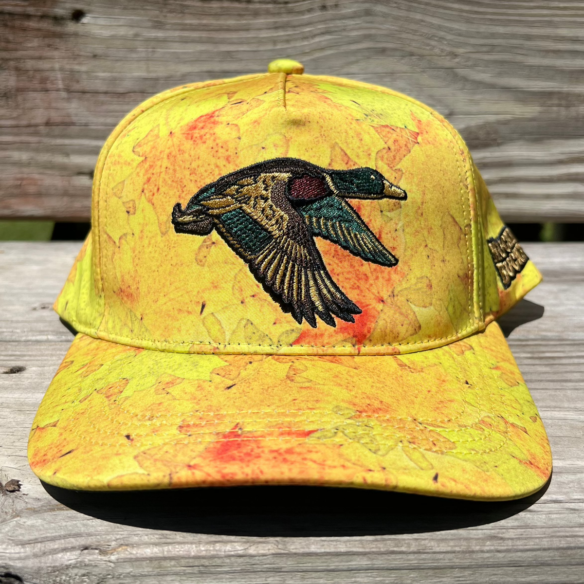 Golden Leaf Camo Duck Bucket Hat