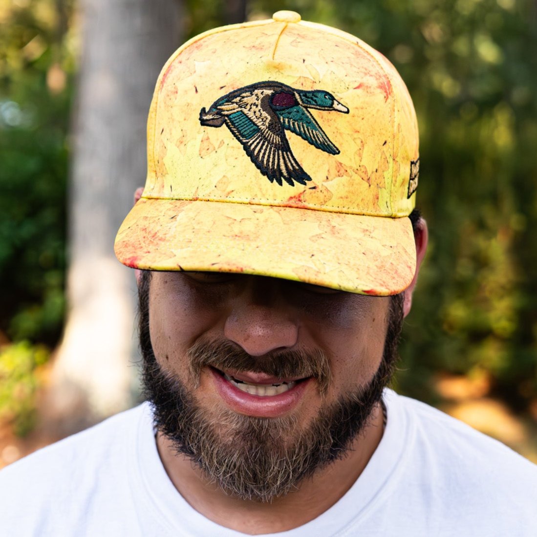 Golden Leaf Camo Duck Bucket Hat