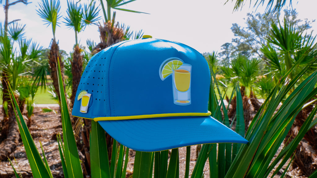 Tequila and Lime Golf Hat with Magnetic Ball Marker