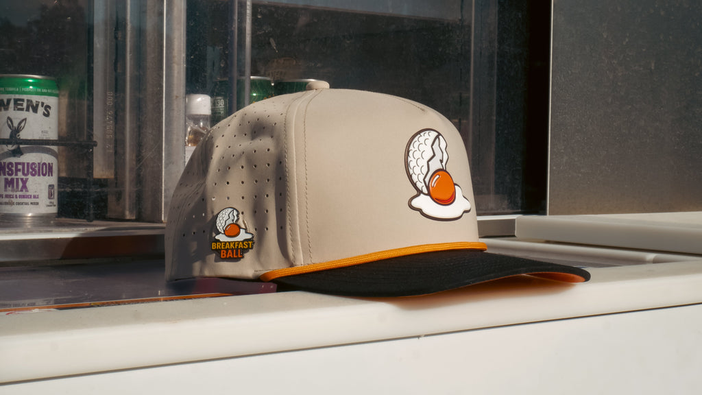 Breakfast Ball Golf Hat with Magnetic Ball Marker