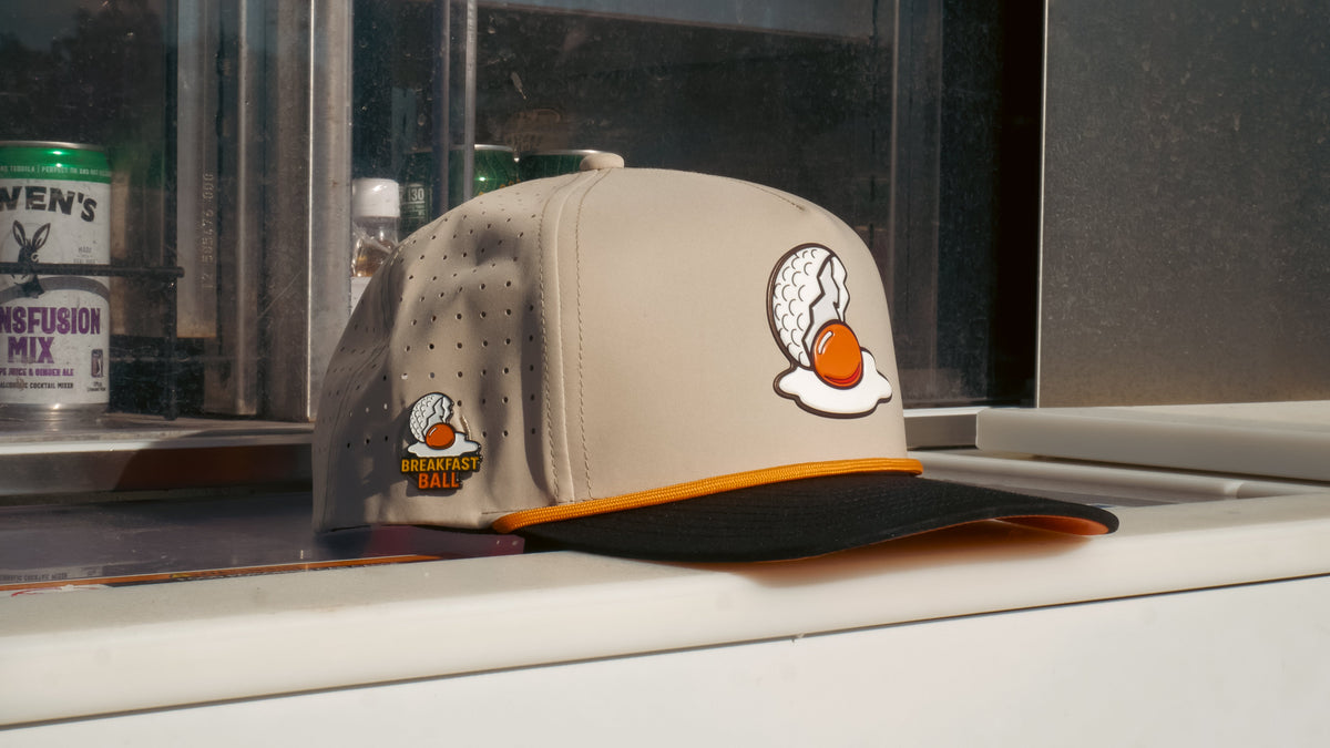 Breakfast Ball Golf Hat with Magnetic Ball Marker