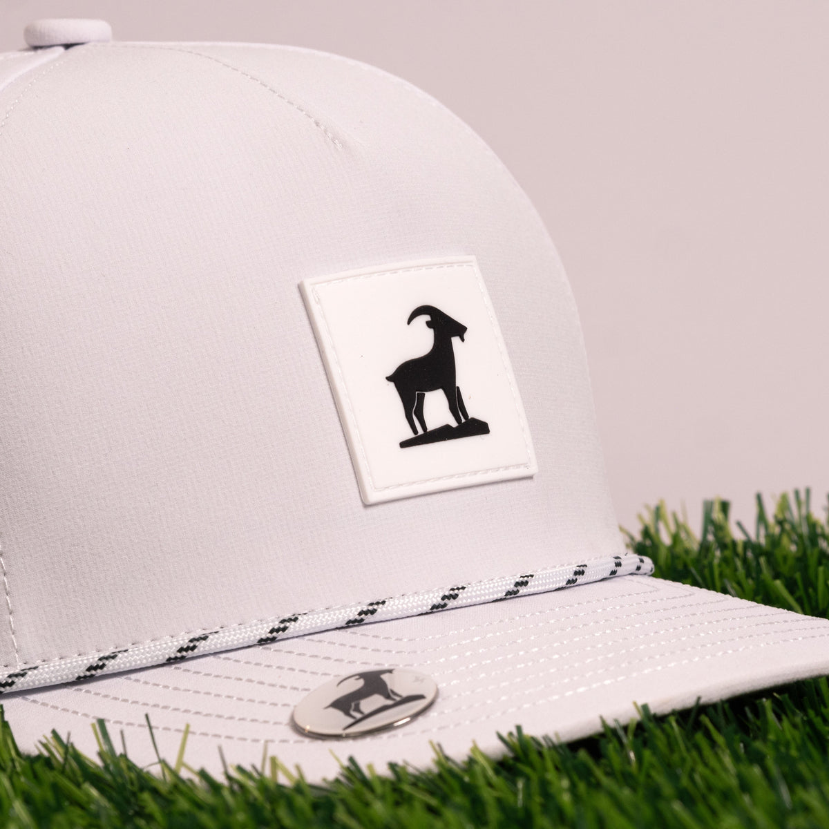 Kabra Iron Goat Rope Golf Hat with Magnetic Ball Marker