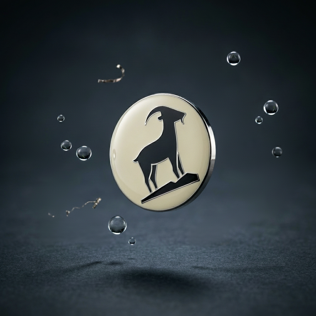 Kabra GOAT Ball Marker - Black