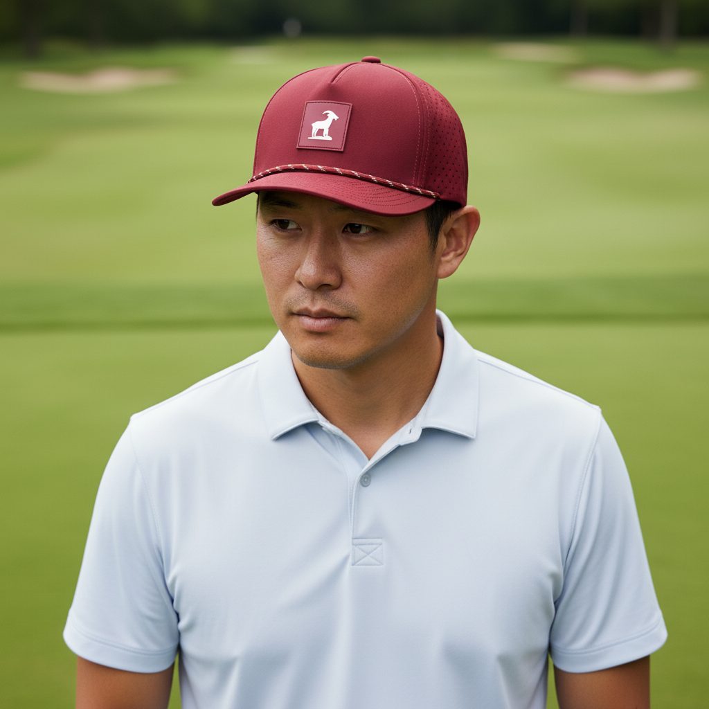 Kabra Iron Goat Rope Golf Hat with Magnetic Ball Marker