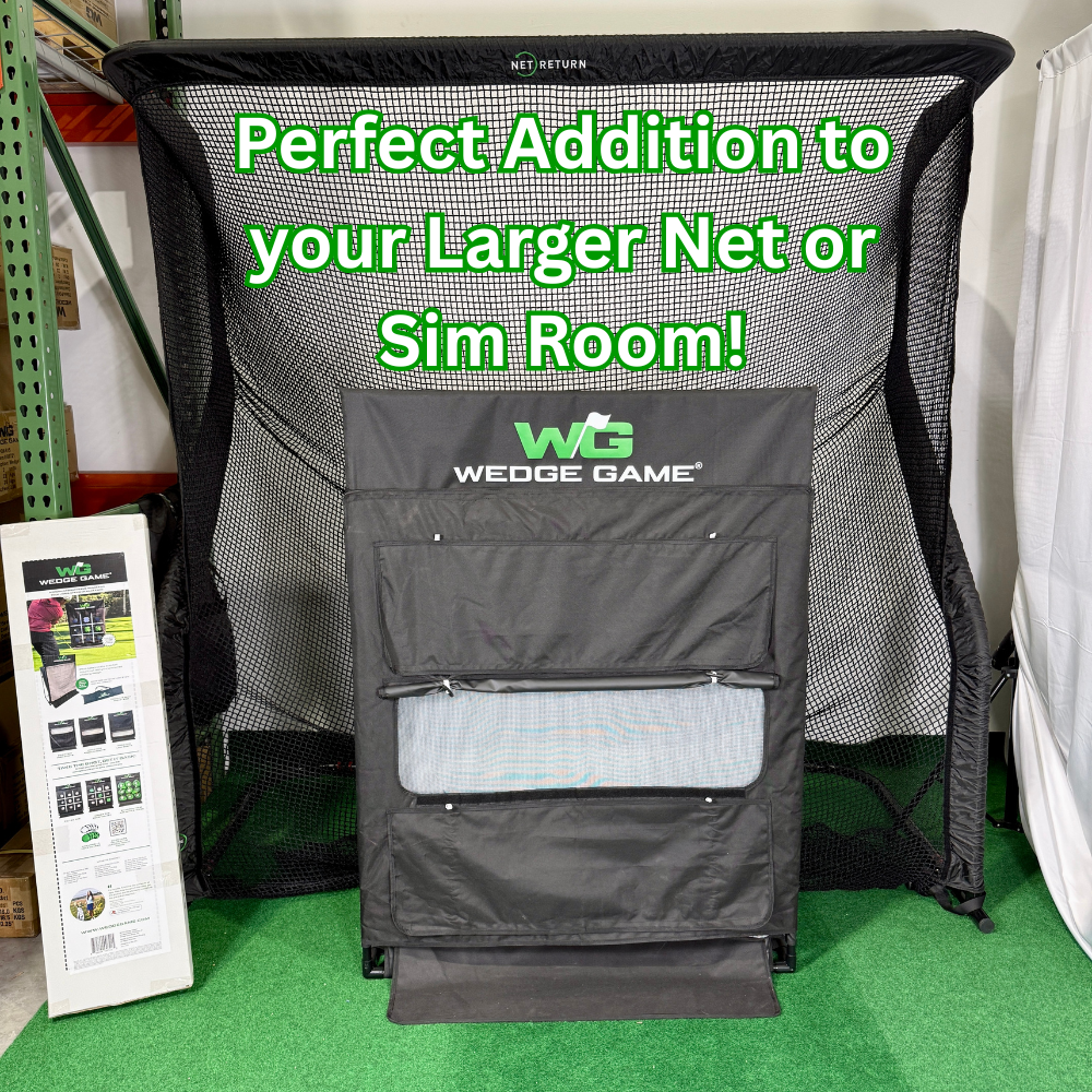 Wedge Game Short Game Chipping Net with Auto Ball Return