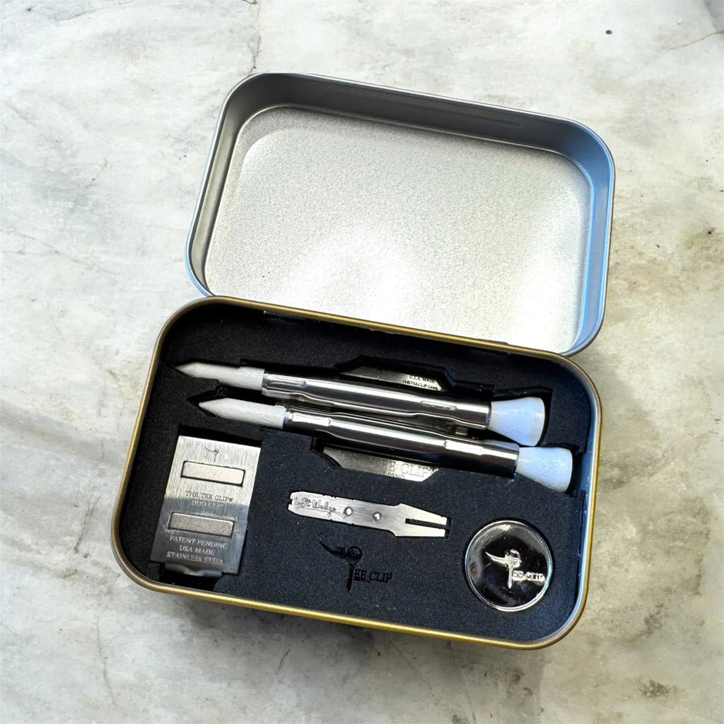 The Tee Clip V.5 Magnetic Golf Multi-Tool Kit