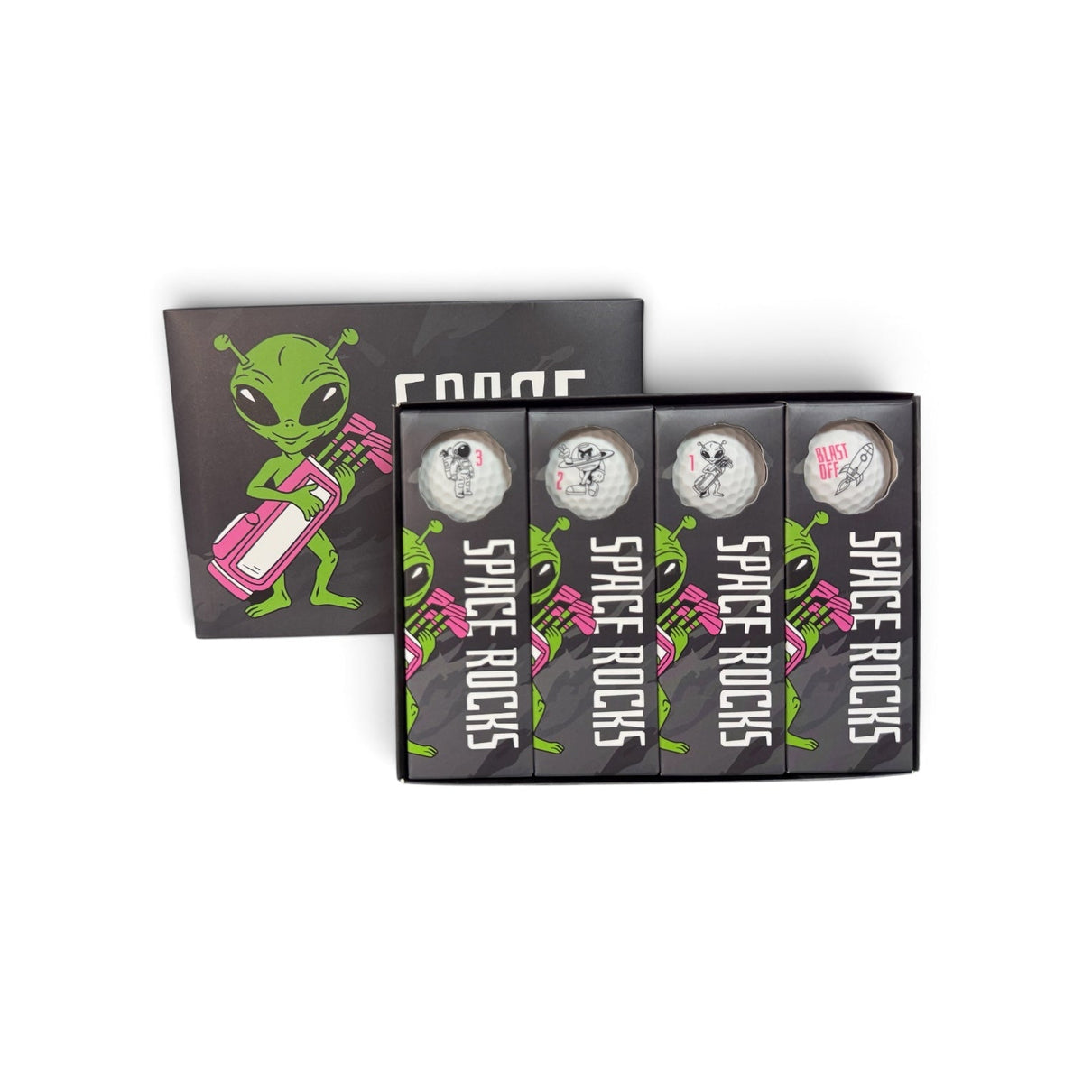 Space Rocks Distance Golf Balls - 2-Piece, Dozen