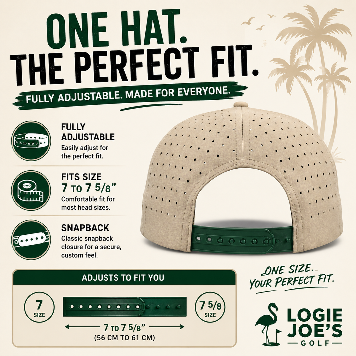 Angelfish Golf Hat with Magnetic Ball Marker