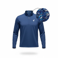 Marble Wave Performance Quarter-Zip