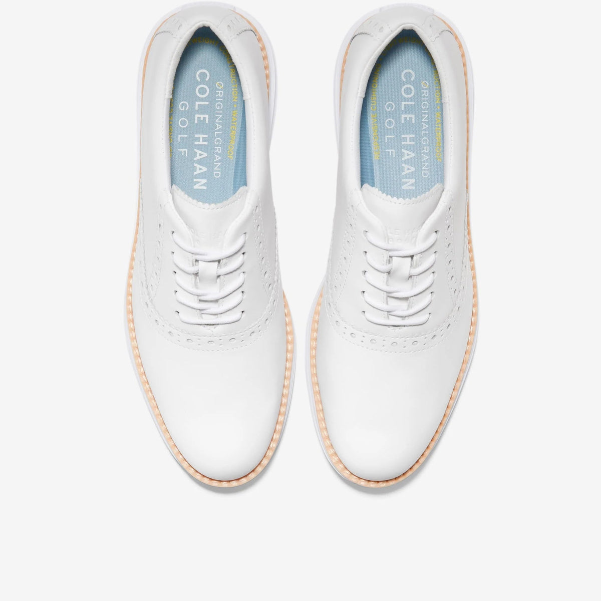 Cole Haan Women's ØriginalGrand Shortwing Oxford Waterproof Golf Shoe