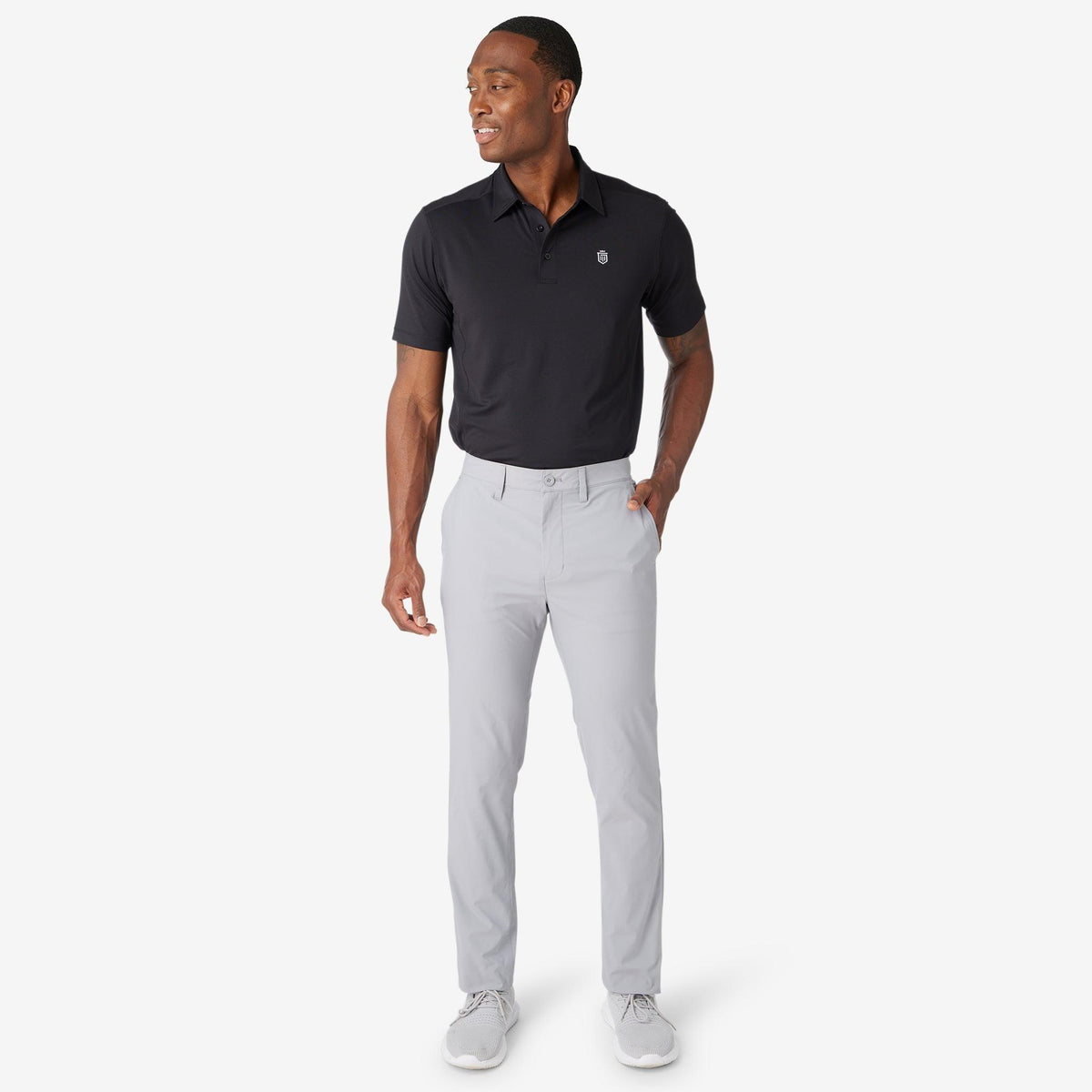 Greatness Wins Clubhouse Golf Pant - Gray