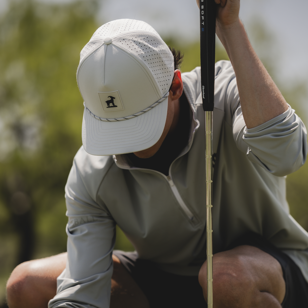 Kabra Iron Goat Rope Golf Hat with Magnetic Ball Marker