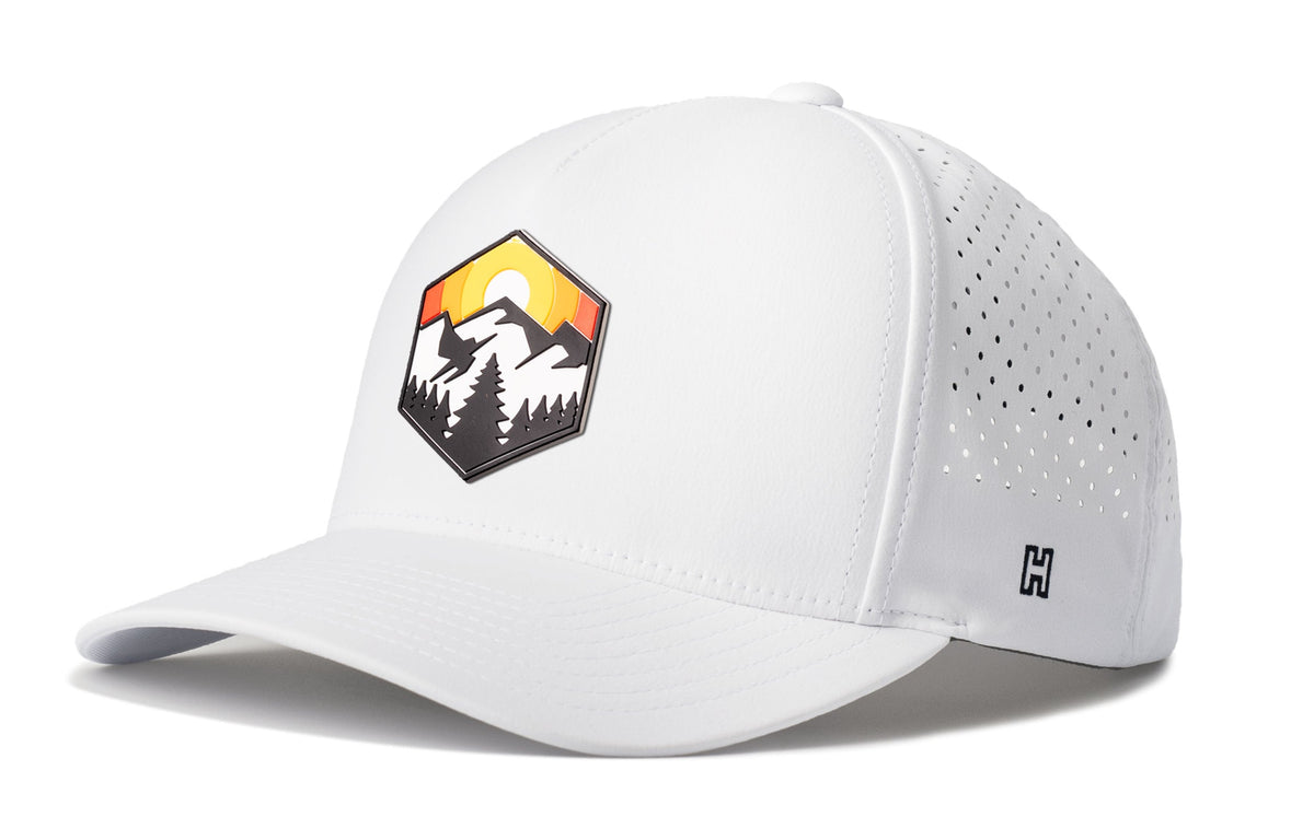 Hexagon Mountain Trees Performance 5-Panel Hat
