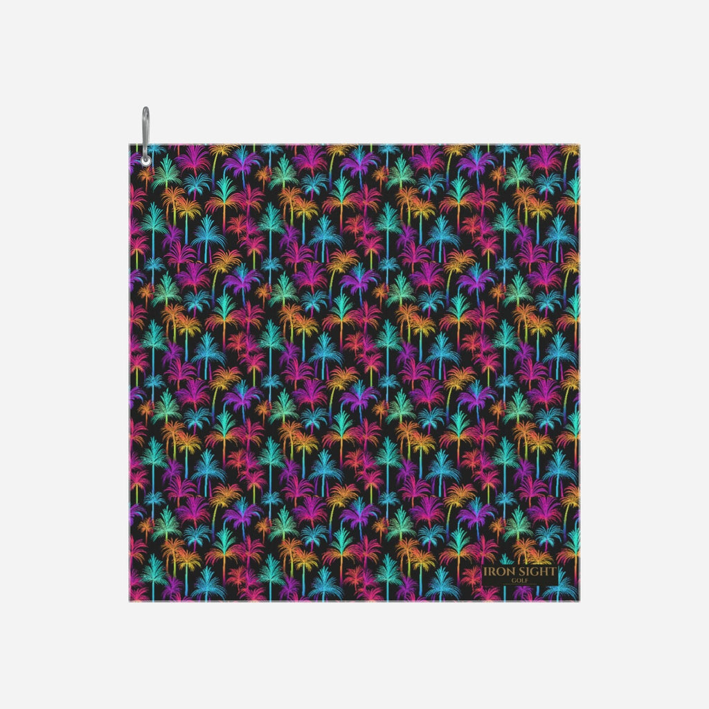 Tropical Neon Golf Towel