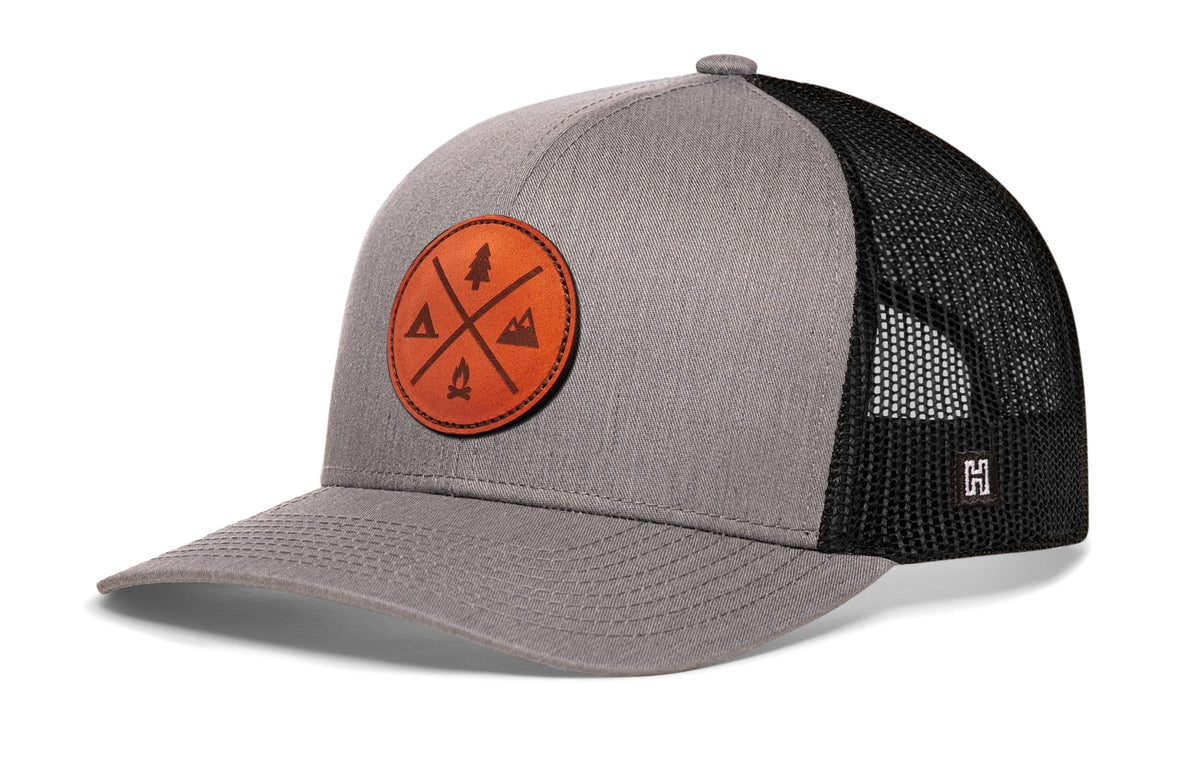 Outdoor X Leather Trucker Hat