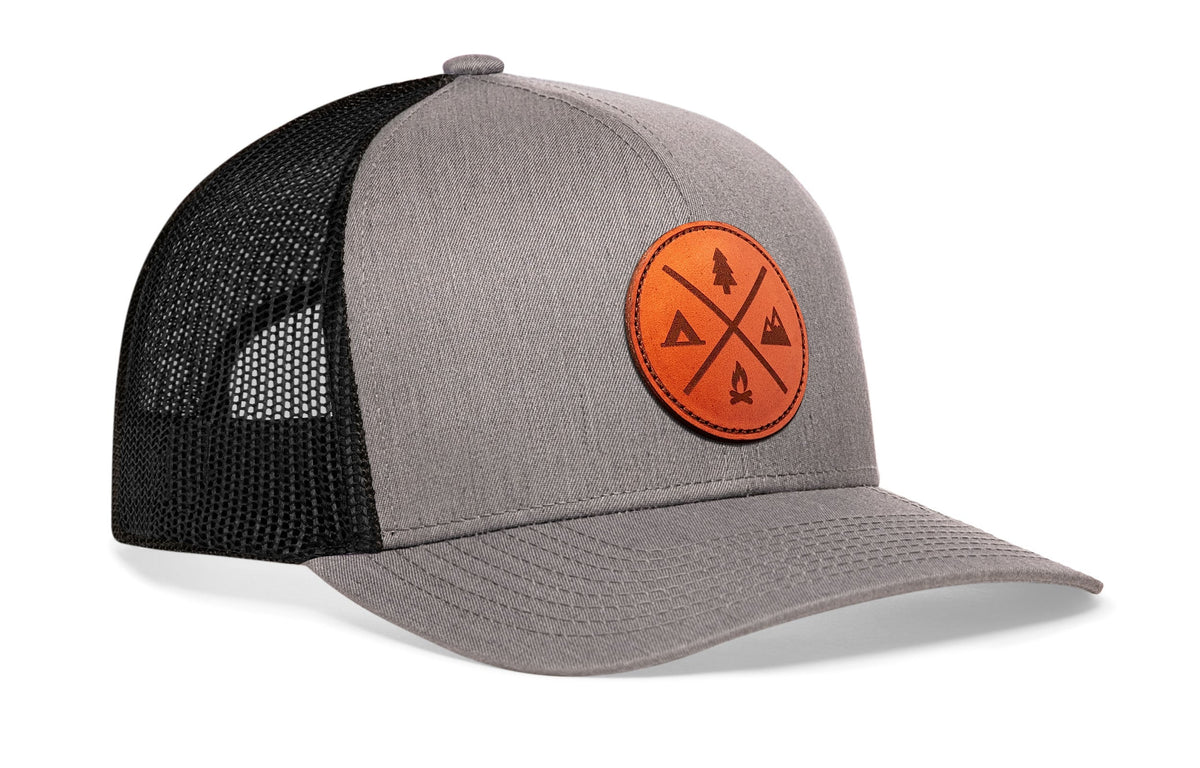 Outdoor X Leather Trucker Hat