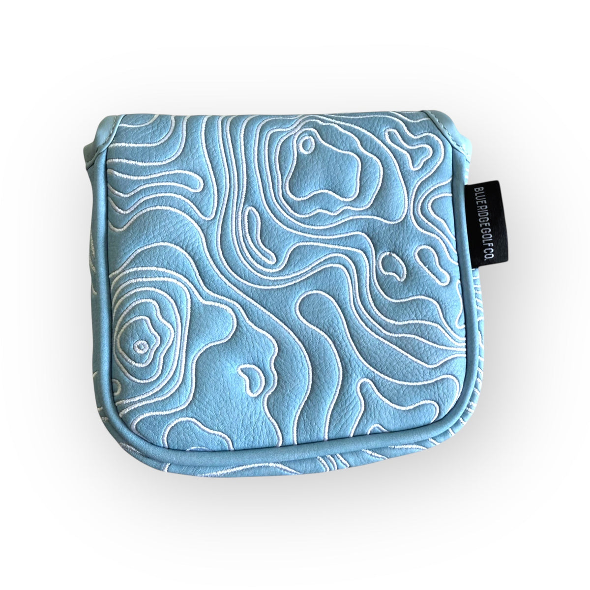 Topographic Headcover – Carolina Blue / White