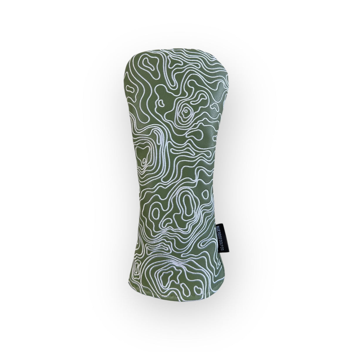 Topographic Headcover – Fairway Green / White