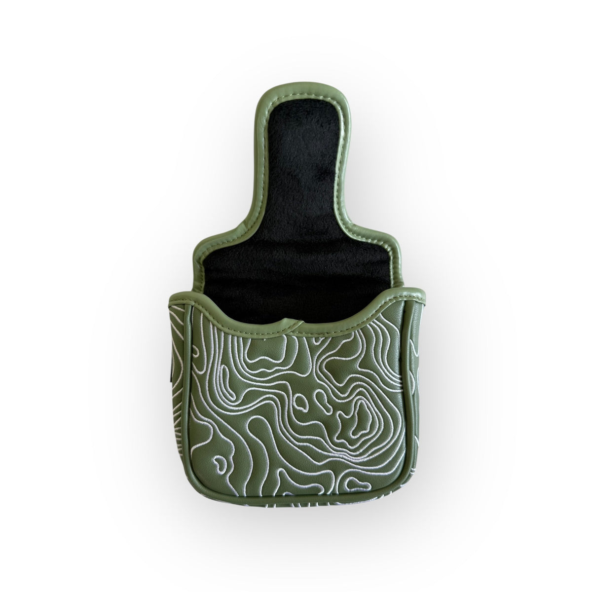 Topographic Headcover – Fairway Green / White