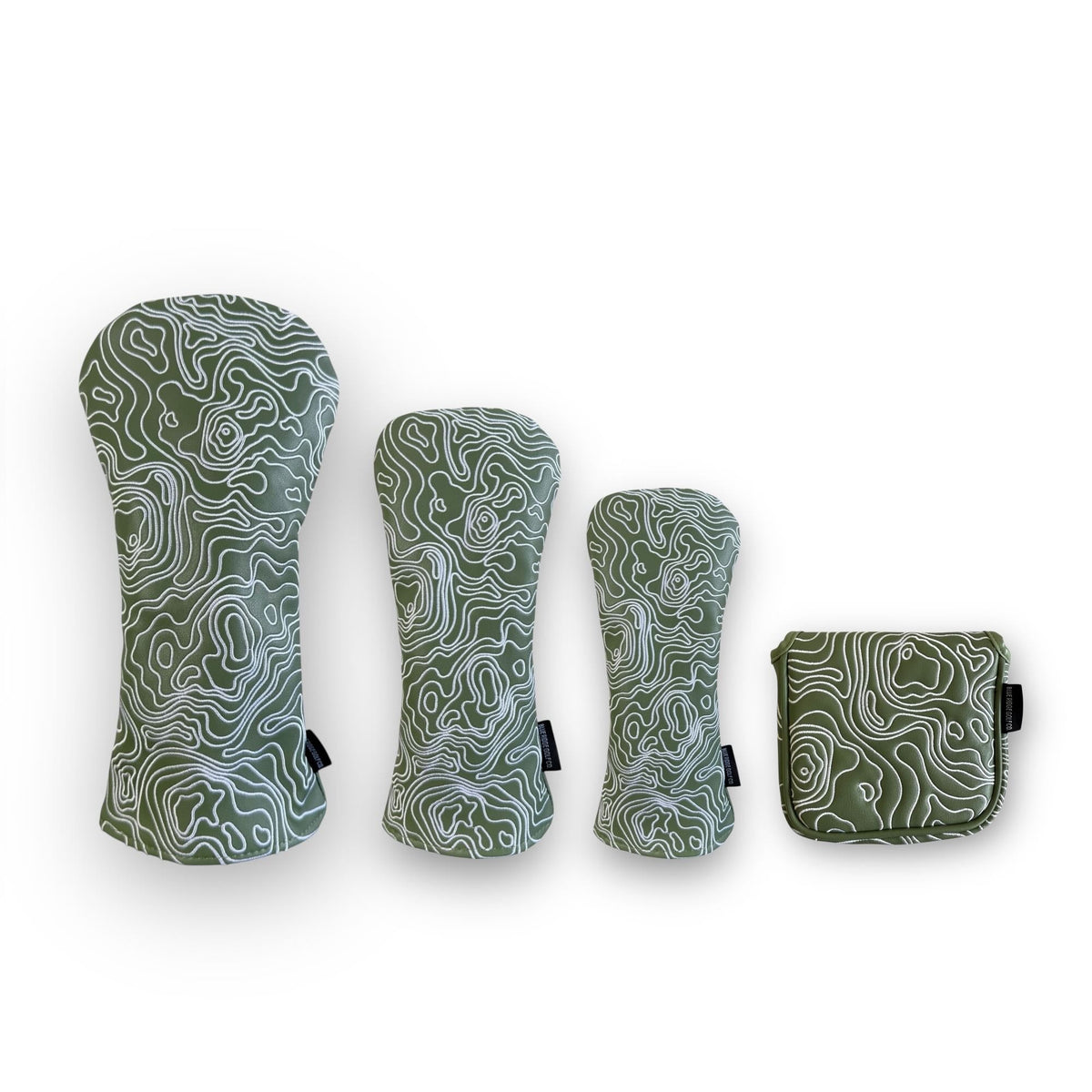 Topographic Headcover – Fairway Green / White