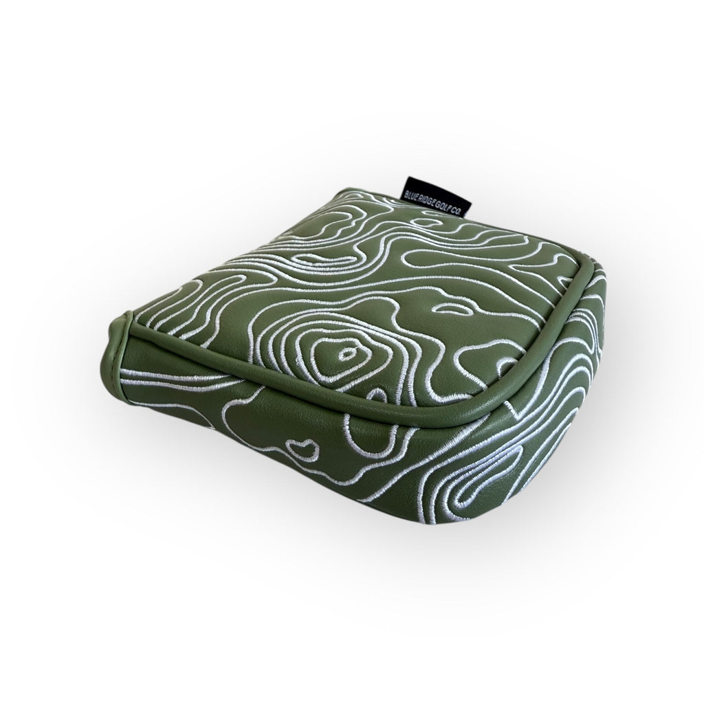 Topographic Headcover – Fairway Green / White